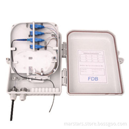 FTTH Terminal Box with IP66 Standard, PC Plastic Material and 16 Cores